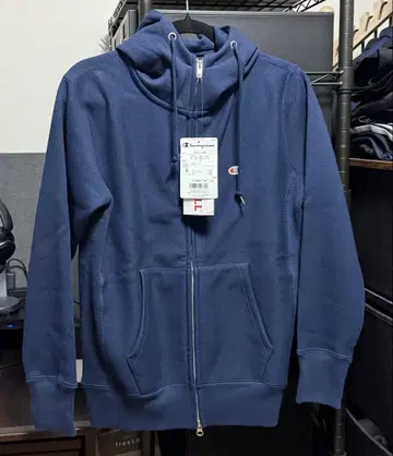 새상품 Champion 풀 집업 후드티 C3-L109