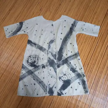 먹염 린넨 코트