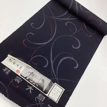 기모노 옷감, 명주, 리메이크 소재, 순수 실크 P375