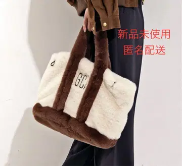 라빠르망 굿 그리프 GCA EMB FAUX FUR TOTE BAG