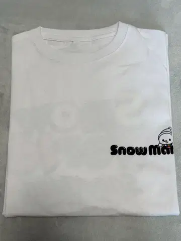SnowMan 1st 스타디움 투어 SnowWorld 티셔츠 로고 ver