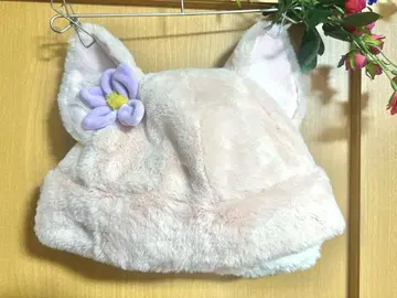 리나벨 팬 캡 디즈니 씨 겨울 모코모코 더피 귀여운
