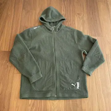 PUMA 플리스 자켓 올리브 그린