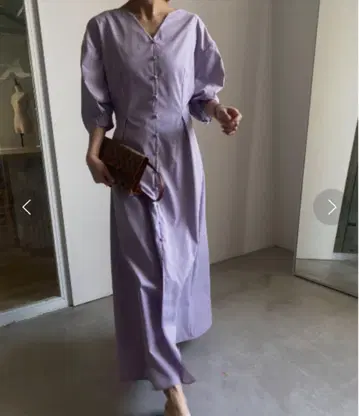새상품급 아메리빈티지 LANTERN SLEEVE TUCK DRESS M
