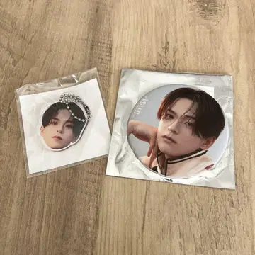 treasure last night 캔뱃지 얼굴 아크링 키링 아사히