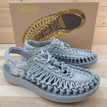 킨 우먼 유니크 샌들 실버 도트 24.5cm