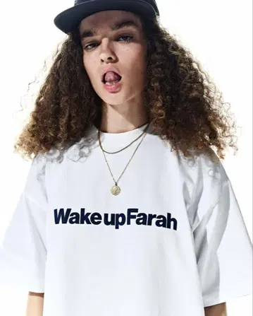 Wake Up Farah Printed Graphic T셔츠 XL
