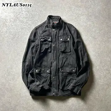 NYLAUS0125 블랙 데님 벨스태프 트라이얼 마스터 타입 LL