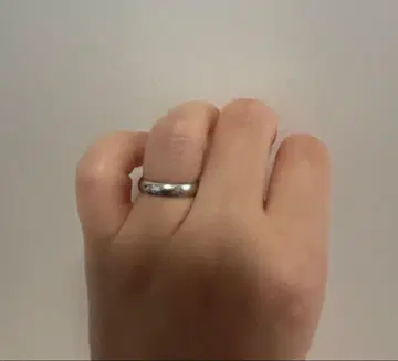 플라티나900 심플 반지