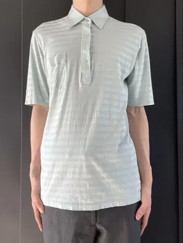 vintage made in italy Sheer Design polo