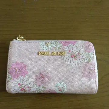 PAUL & JOE 꽃무늬 키케이스 핑크