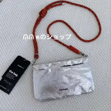 topologie 숄더백 미니 실버