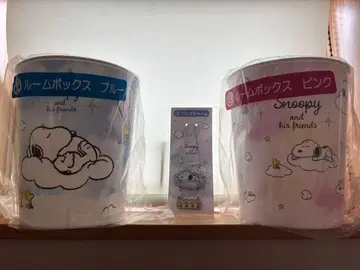 스누피 복권 스누피 룸박스 2개와 백참 세트