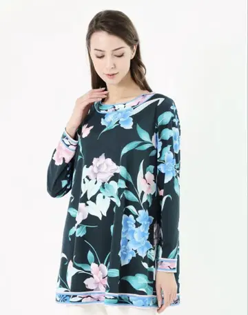 레오나르 올 패턴 튜닉 새상품급 최근 제품