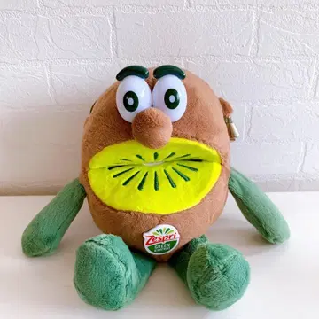 제스프리 키위 브라더스 사선 가케 파우치 봉제 인형 Zespri 그린