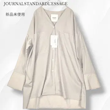 최근 새상품 저널 스탠다드 크레이지 패턴 무지 V넥 셔츠