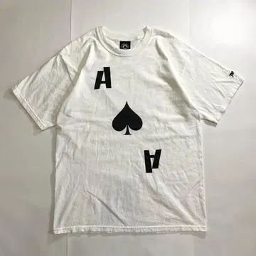 THRASHER 트레셔 티셔츠 스페이드 카드놀이 화이트 L A