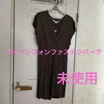 다이앤 폰 파스텐버그 원피스 LL 그레이 미사용