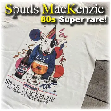 80년대 희귀품! BUD LIGHT Spuds Mackenzie 티셔츠