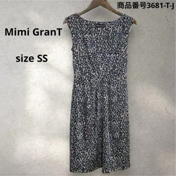 Mimi GranT 모자이크 패턴 슬리브리스 원피스 사이즈 SS