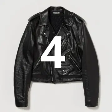 AURALEE 25AW LAMB LEATHER RIDERS JACKET