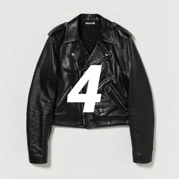 AURALEE 25AW LAMB LEATHER RIDERS JACKET