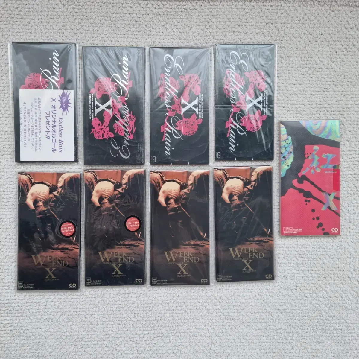 X JAPAN　CD X Japan Single Box Limited edition 8cm size Japan CD Tin