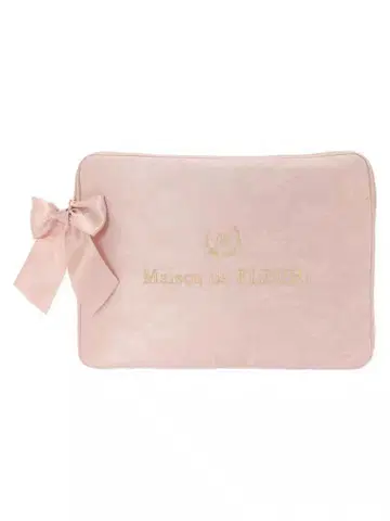 Maison de FLEUR 리본 포함 파우치 A4 대응