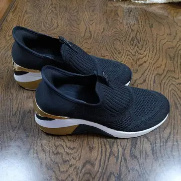 SKECHERS MARK NASON 슬립온 블랙/골드
