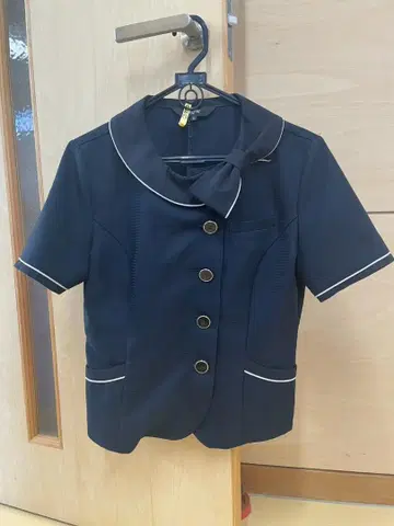 enjoie 안조아 중고 네이비 버튼 자켓 11호