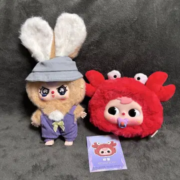 babythree 마카롱과 게 봉제 인형 2종 세트