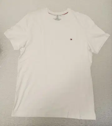 Tommy Hilfiger 화이트 원포인트 티셔츠