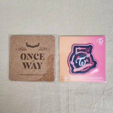 [공식] TWICE 코스터 & 와펜