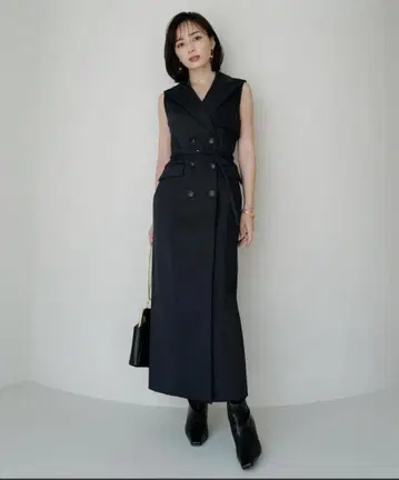 anuans 더블 브레스트 원피스