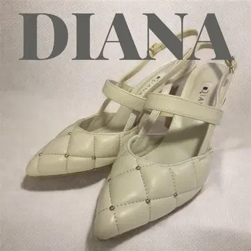 DIANA IV 퀼팅 고우히스무스 펌프스 샌들 화이트 24