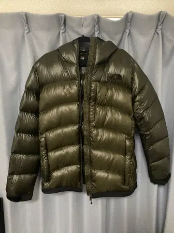 THE NORTH FACE 후드 부착 다운 자켓 M 올리브