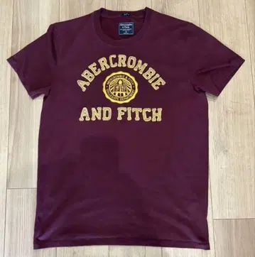Abercrombie & Fitch 티셔츠 M 버건디