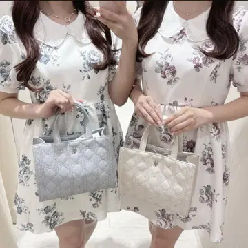 evelyn 꽃무늬 옷깃 OP 핑크
