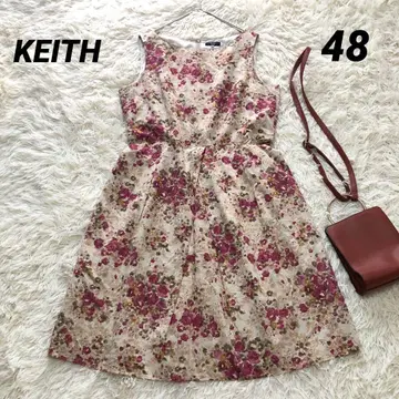 KEITH [48] 꽃무늬 민소매 플레어 원피스 리버티 빅사이즈