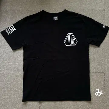 NEW ERA 뉴에라 반팔 블랙 T셔츠 남성용 레어 양면 남녀