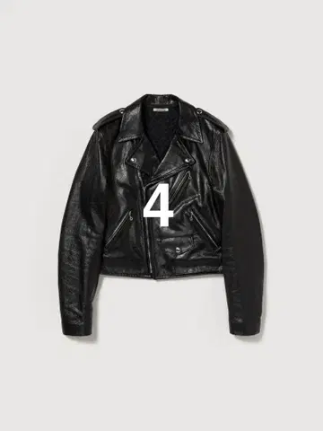 AURALEE 25AW LAMB LEATHER RIDERS JACKET