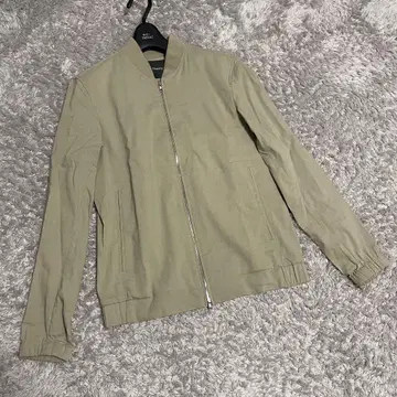 Theory CITY BOMBER 린넨 자켓 S 베이지