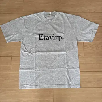Etavirp Logo T-Shirt. 아쉬 그레이 미사용