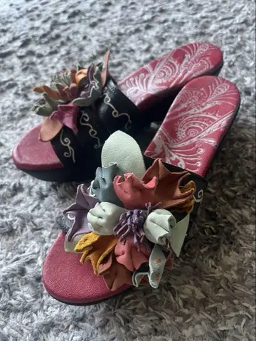 [새상품] 마카나 macanna 샌들 25cm 이탈리아제 가죽 샌들