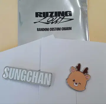 RIIZE 성찬 RIIZING LOUD 커스텀 참 2종 세트