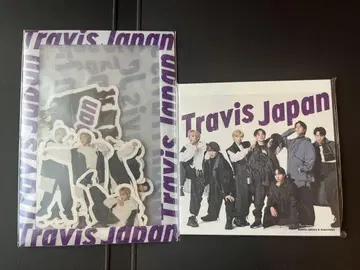 Travis Japan 조각 씰과 메모장
