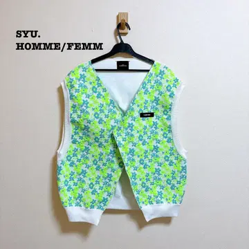 SYU.HOMME/FEMM 사이드 지퍼 베스트 슈오무페무