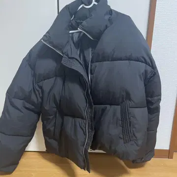 블랙 다운 자켓
