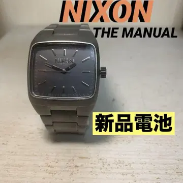 Nixon THE MANUAL 손목시계 새상품 배터리 건메탈 새상품급