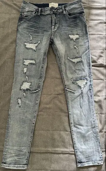 Avid Jeans 데미지 가공 데님 L 사이즈